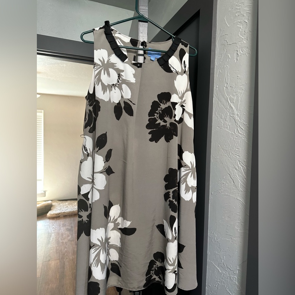 Black and gray Vera Wang Dress